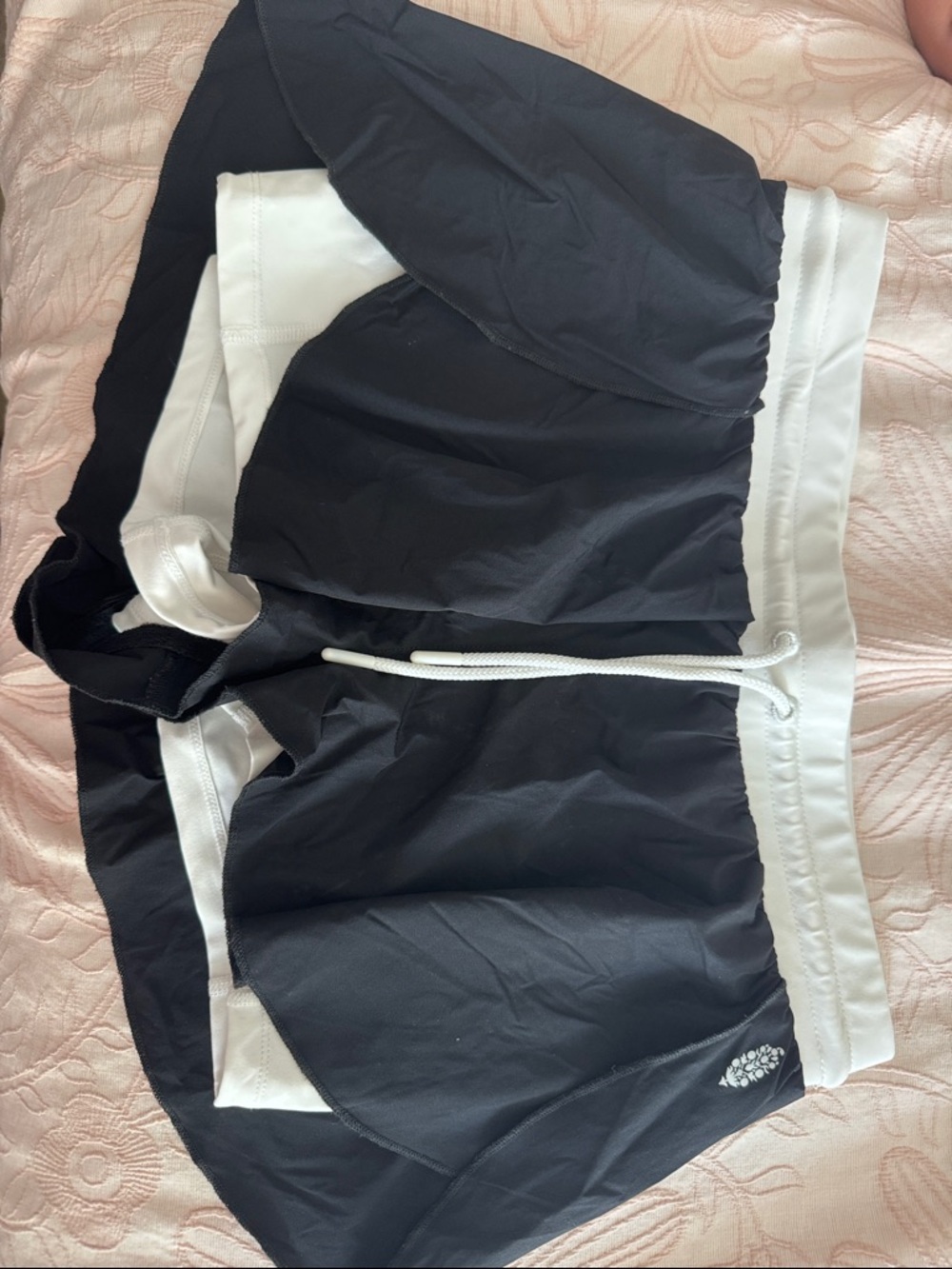 FP Movement by Free People Black and White Athletic Shorts